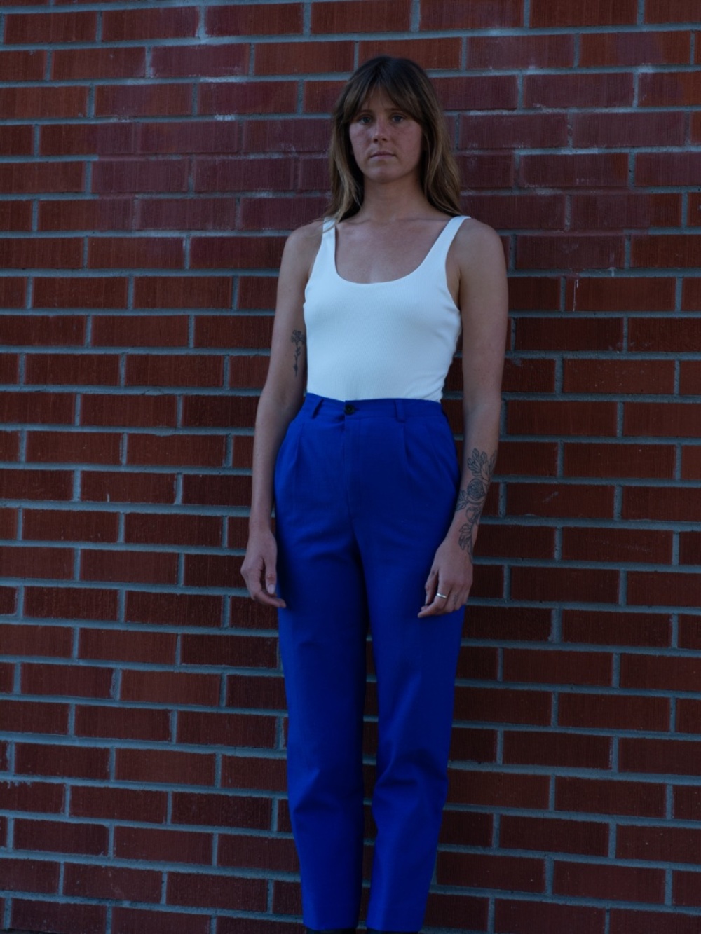 White Ribbed Body Suit - Picture 2 of 2
